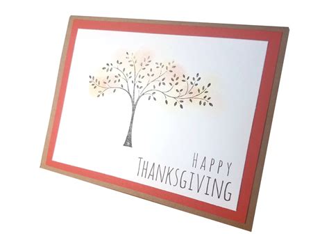 Happy Thanksgiving Cards Handmade Thanksgiving Cards - Etsy