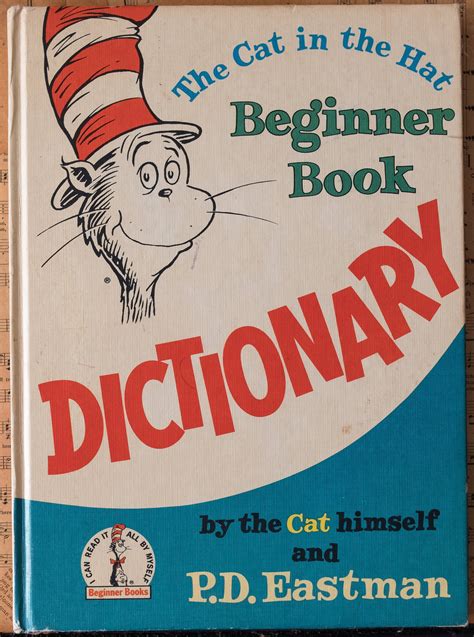 The Cat in the Hat Beginner Book Dictionary ©1964 - Etsy New Zealand