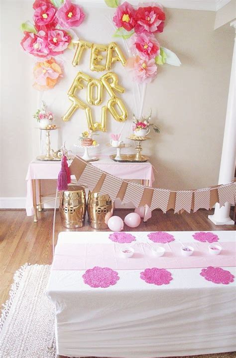 2nd Birthday Girl themes Tea for 2 Birthday Party Ideas Let 39 S Party Pinterest | BirthdayBuzz