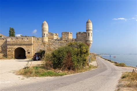 Gates In Fortress In Kerch, Crimea Stock Photo - Image of limestone ...