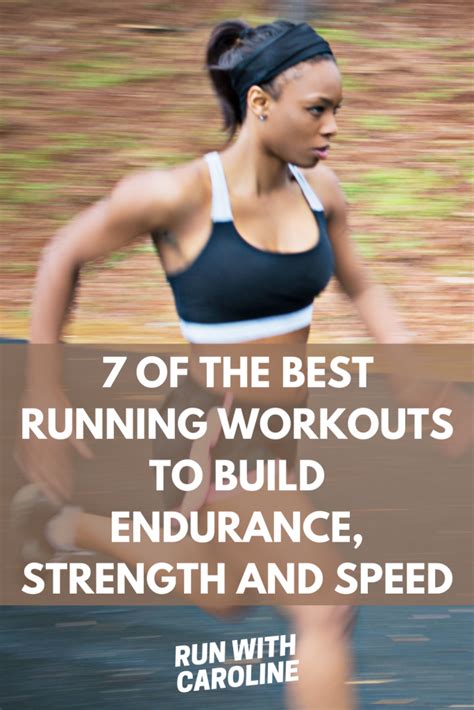 7 of the best running workouts to build endurance, strength and speed - Run With Caroline