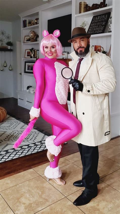 Pink Panther and Inspector Clouseau Costume Ideas | Pink halloween costumes, Pink panther ...