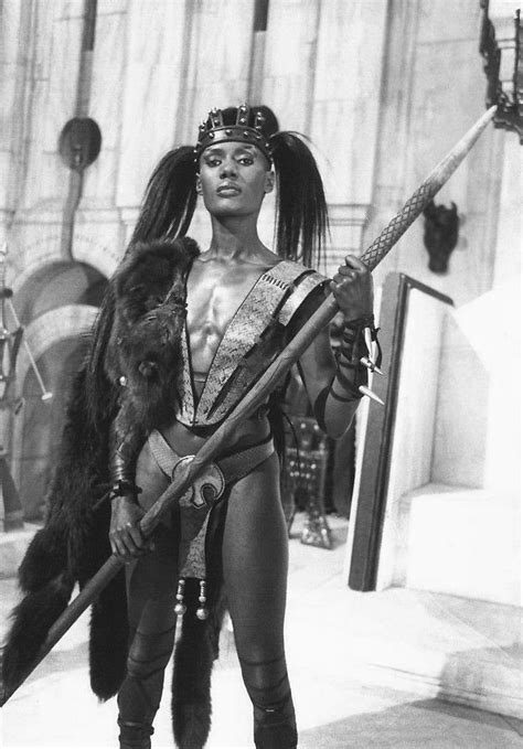 fuckyeahsavagesistas | Grace jones, Conan the destroyer, Conan movie