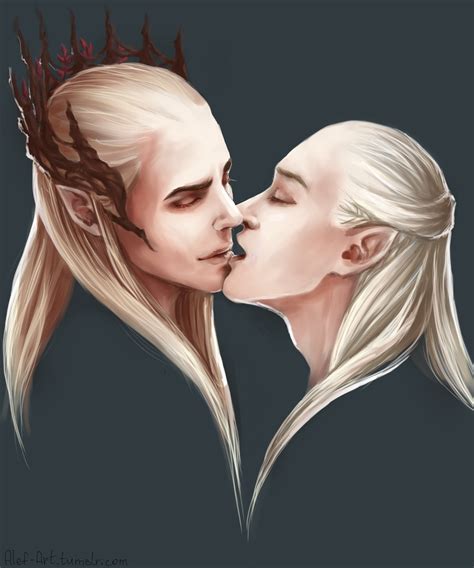 Legolas And Tauriel Fan Art Kiss