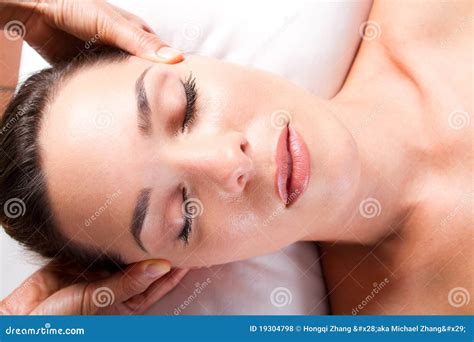 Head massage stock photo. Image of luxury, health, clinic - 19304798