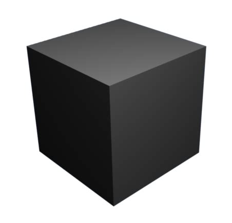 Black Cube Box Png Transparent Background