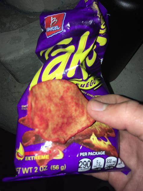 My bag of Taki's had an unrolled taki : r/mildlyinteresting