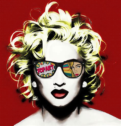 Madonna pop art design // 80's pop music // like a virgin | Pop art ...