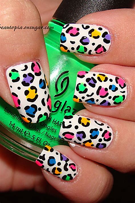 Items every nail art addict needs in her manicure kit. Leopard Nail Art, Cheetah Print Nails ...