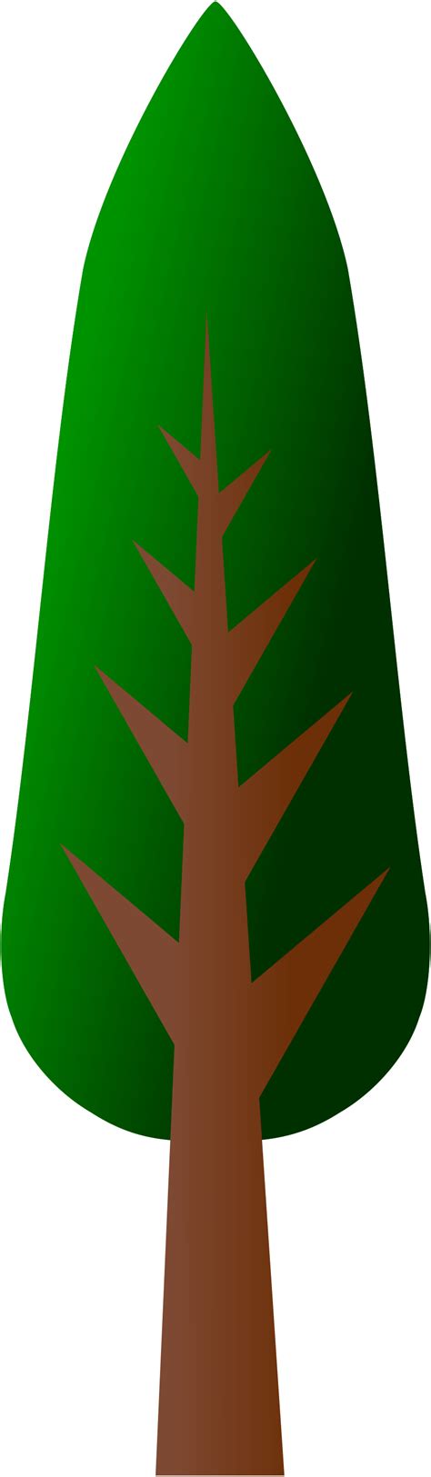 Clipart tall tree