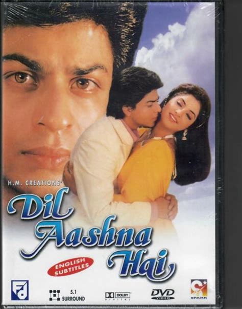 Dil Aashna hai - Shah rukh Khan , [Dvd]1st Edition Spark | eBay