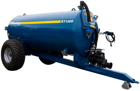 Non-Recessed Slurry Tankers Fleming Agri Vacuum Slurry Tankers