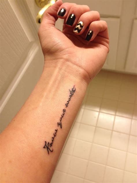 Wrist Quote Tattoos - ShortQuotes.cc