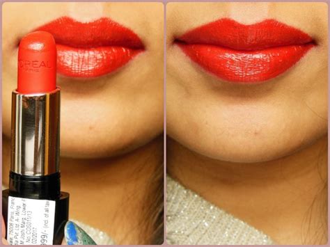 L’Oreal Paris Infallible Le Rouge Lipstick - Ravishing Red 312 Review ...