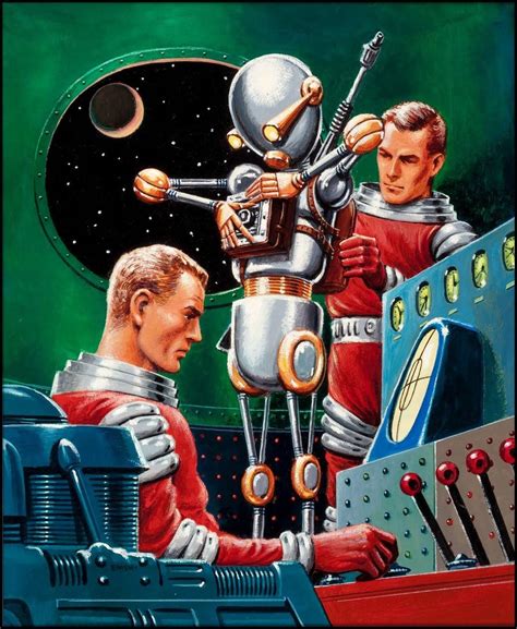 Retro futurismo Sci-Fi | Science Fiction vintage | Ilustraciones retro futuristas años 50s y 60s ...