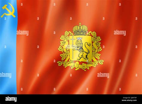 Flag of vladimir oblast hi-res stock photography and images - Alamy