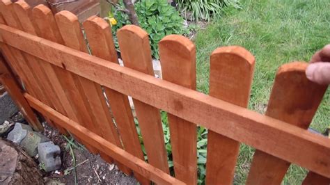 How To Build A Small Wooden Garden Fence