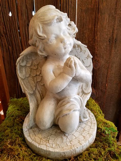 Stone Praying Cherub Statue ** LOCAL DELIVERY ONLY ** in Belleville, IL ...