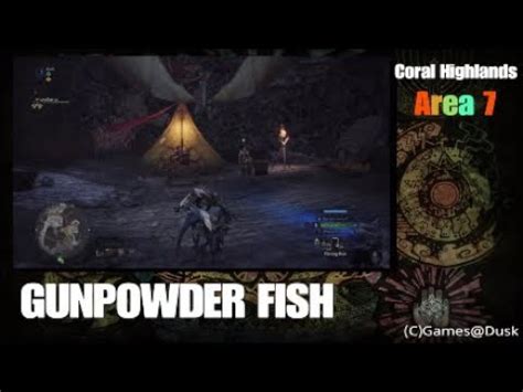 Monster Hunter: World - Gunpowder Fish Guide - YouTube