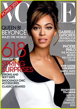 Beyonce Covers ‘Vogue’ March 2013 | Beyonce Knowles, Magazine : Just Jared