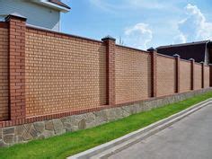 15 Brick fences ideas | brick fence, brick, brick wall gardens