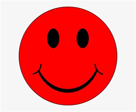 Red Smiley Face Png