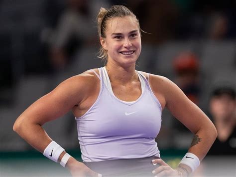 Defending Australian Open champion Aryna Sabalenka has a startling ...