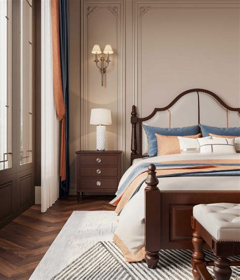 blue and orange bedroom accents | Interior Design Ideas