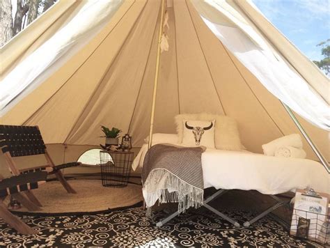 Interior inspiration | Tent glamping, Bell tent interior, Tent living