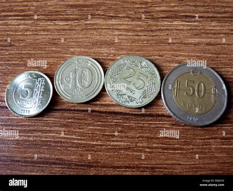 Turkish lira coins Stock Photo - Alamy