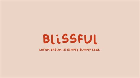 Blissful Font : Download Free for Desktop & Webfont