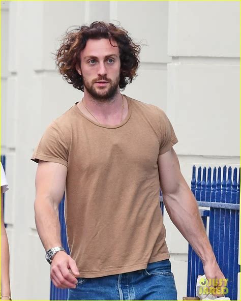 Aaron Taylor-Johnson's Wife Sam Has Best Reaction to His Abs-Baring 'Kraven the Hunter' Poster ...