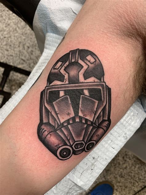 Star Wars Stormtrooper Helmet Tattoo