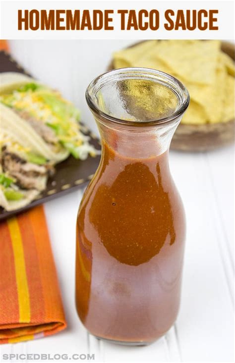 Homemade Taco Sauce - 20 minute recipe!