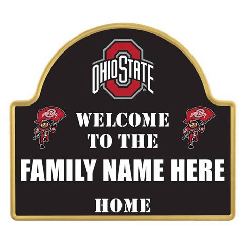 The College Personalized Welcome Sign