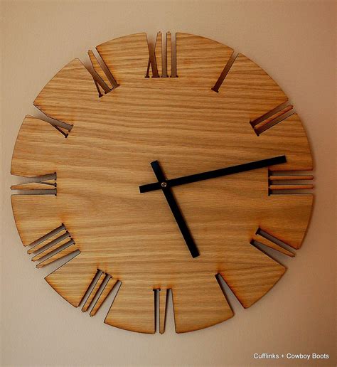 45+ Modern Wood Clock Designs - Vivo Wooden Stuff