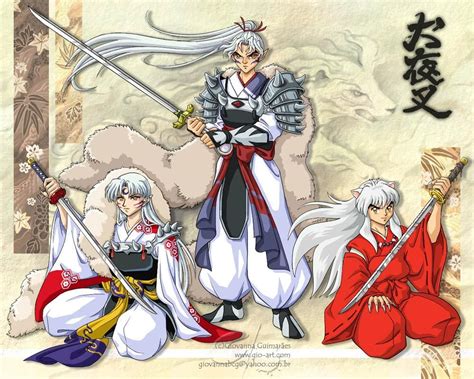 Sesshoumaru, Inu no Taishō, and InuYasha from InuYasha | Inuyasha ...