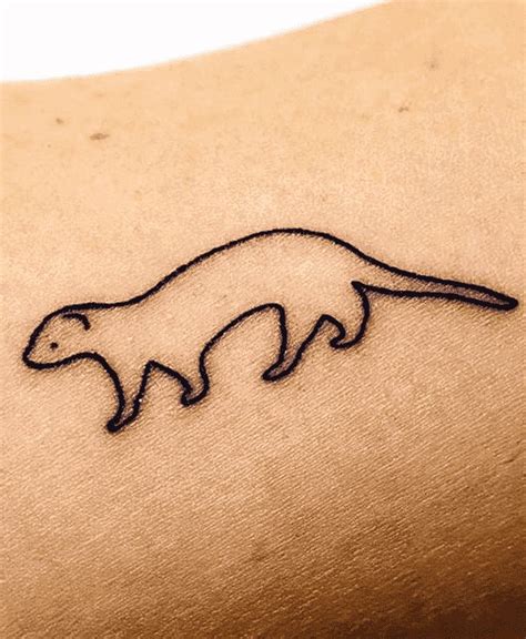 Ferret Tattoo Design Ideas Images | Ferret tattoo, Tattoos, Bunny tattoos