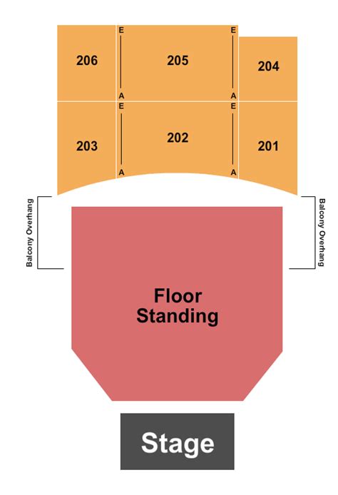 The Joy Theater Seating Chart & Seat Map