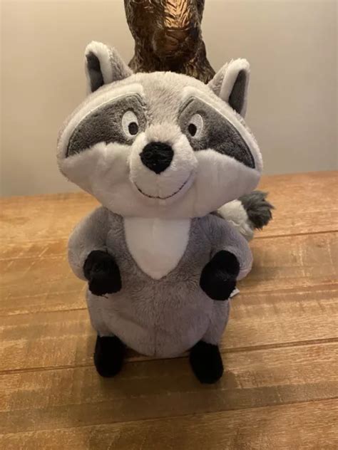 DISNEY STORE MEEKO The Raccoon From Pocahontas Soft Toy 10” Plush £15.99 - PicClick UK