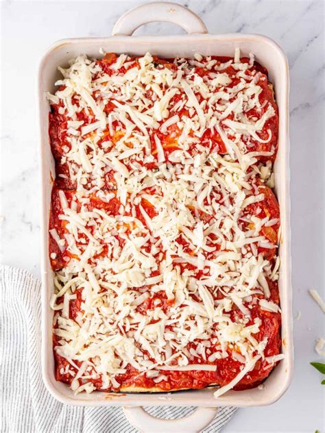 Baked Eggplant Parmesan Lasagna Recipe (Vegetarian) – Cookin' with Mima