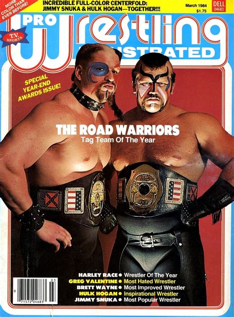 The Legion of Doom, the Road Warriors... tag team of the year for several years | The road ...