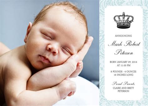 Birth Announcement Template Free Worldwide 353.000 Babies Are Born Each Day. - Printable ...