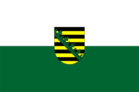 OnlineLabels Clip Art - Flag of Saxony