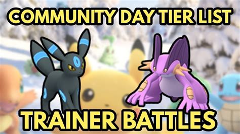 Community Day PvP Tier List | Pokemon GO - YouTube