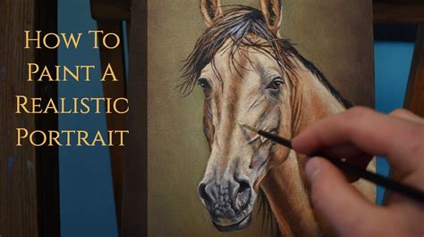 How To Paint A Horse Portrait | Realistic Portrait Painting Techniques in Oils - YouTube