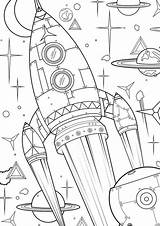 Free & Easy To Print Space Coloring Pages  Tulamama sketch template