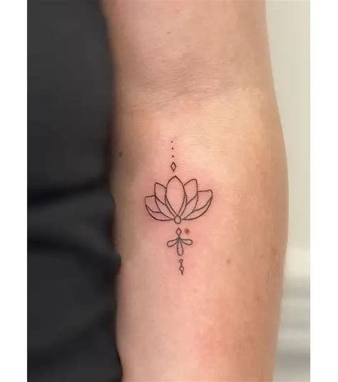 Details more than 76 lotus semicolon tattoo - in.cdgdbentre