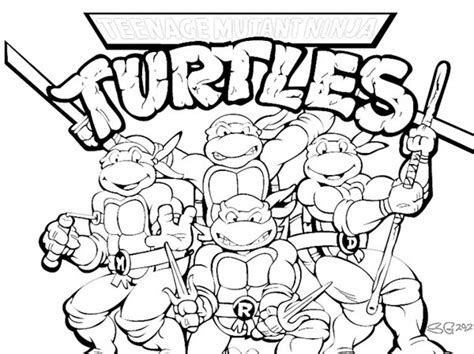 Baby Ninja Turtles Pages Coloring Pages