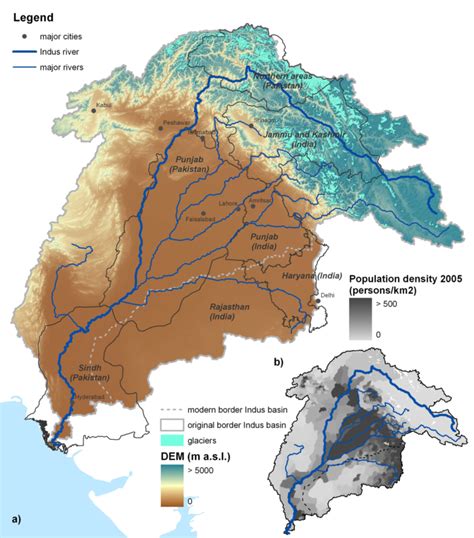 Indus River On World Map